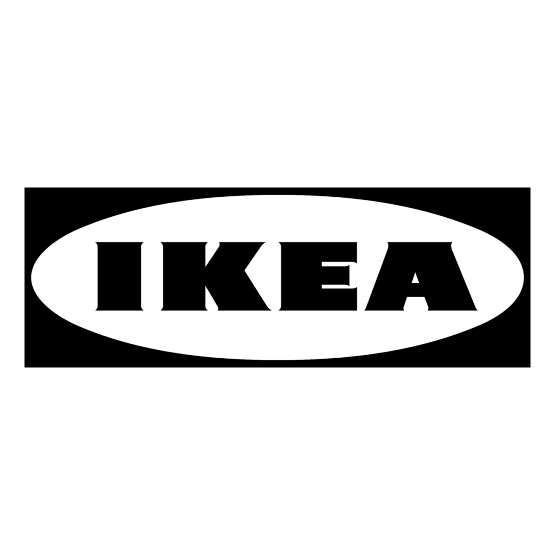 Ikea logo black and white